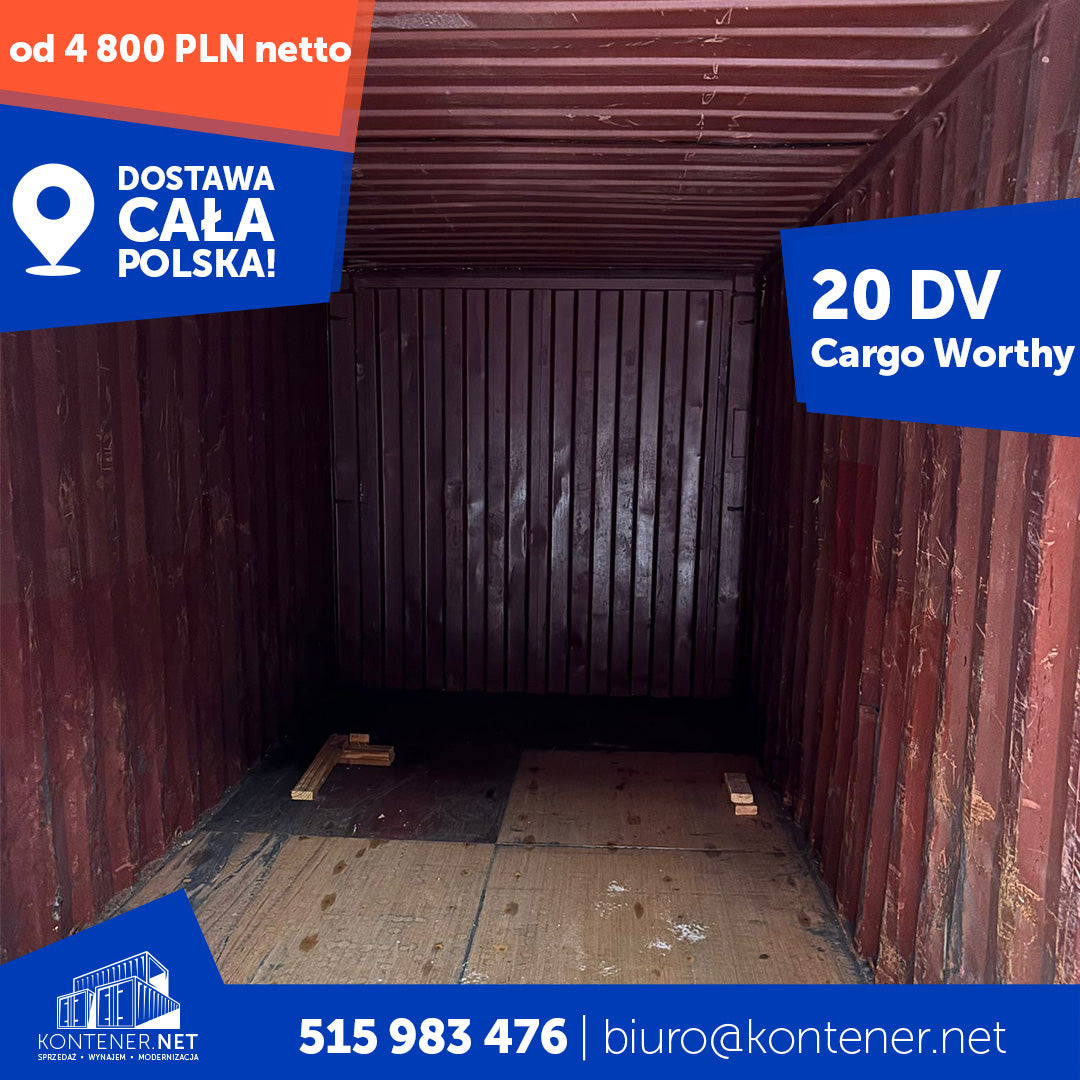 Kontener morski 20 DV - Cargo Worthy