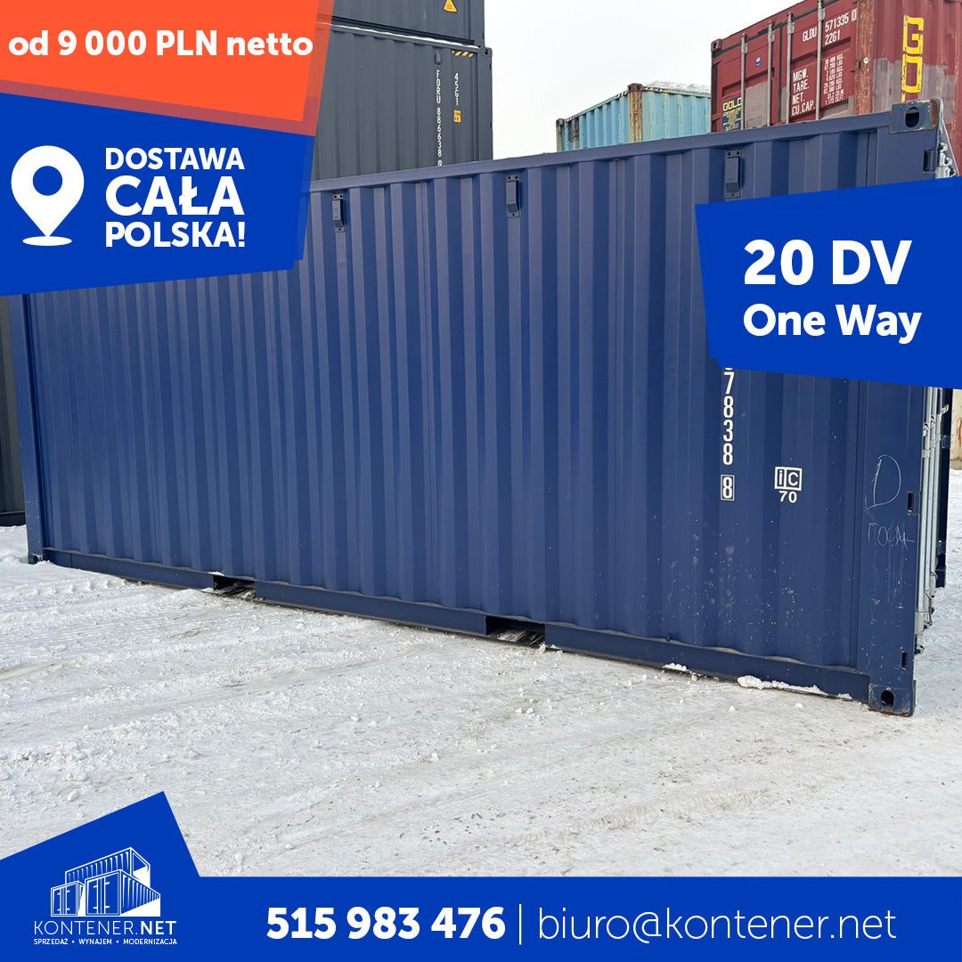 Kontener morski 20’ DV – One Way