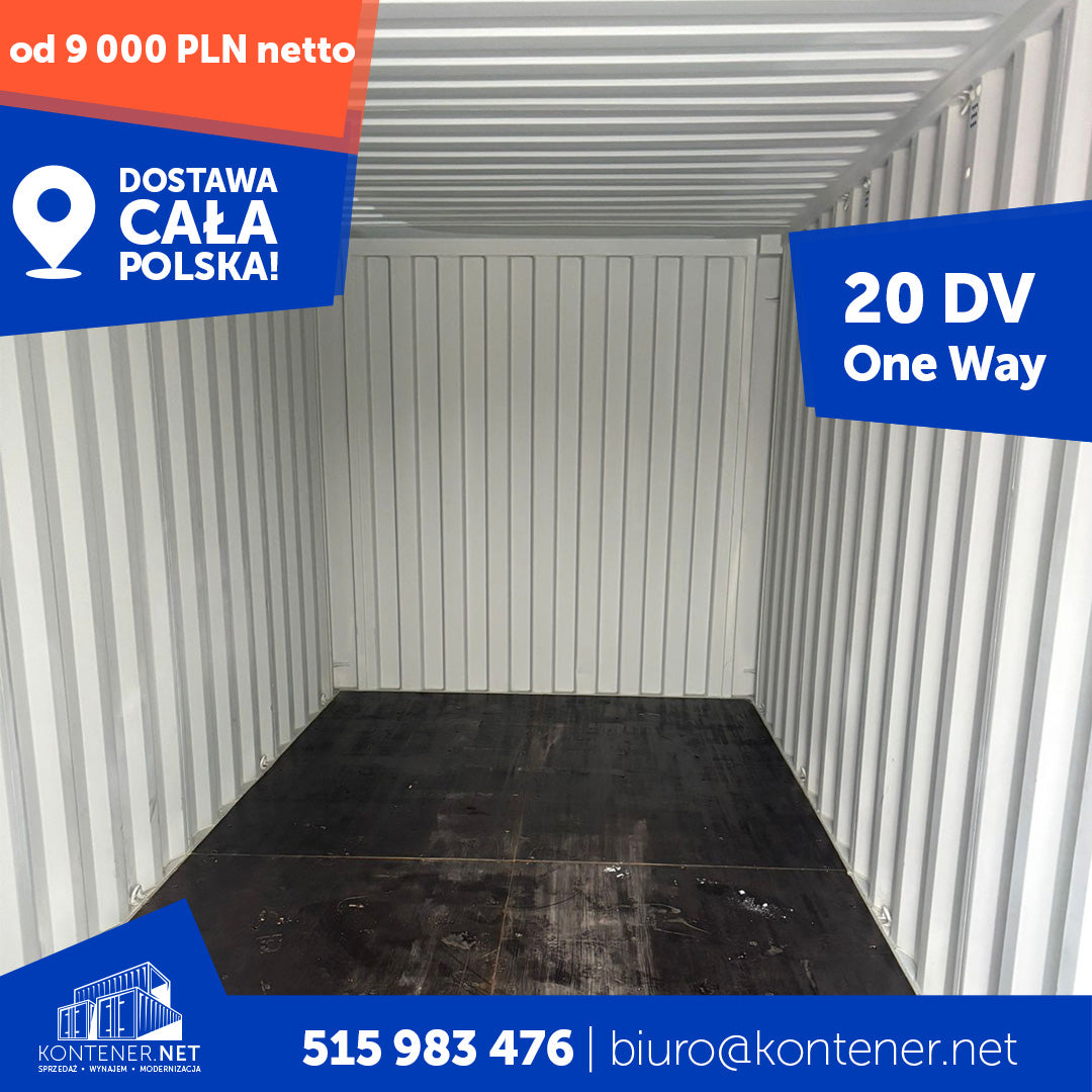 Kontener morski 20’ DV – One Way