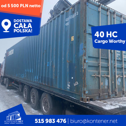 Kontener morski 40’ HC – Cargo Worthy