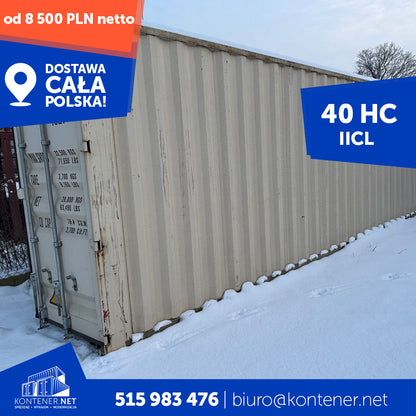 Kontener morski 40’ HC – IICL