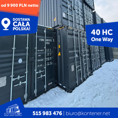 Kontener morski 40’ HC – One Way