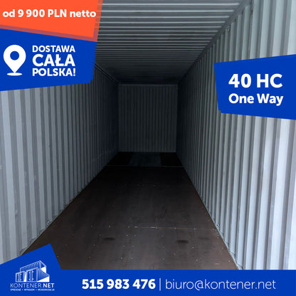 Kontener morski 40’ HC – One Way