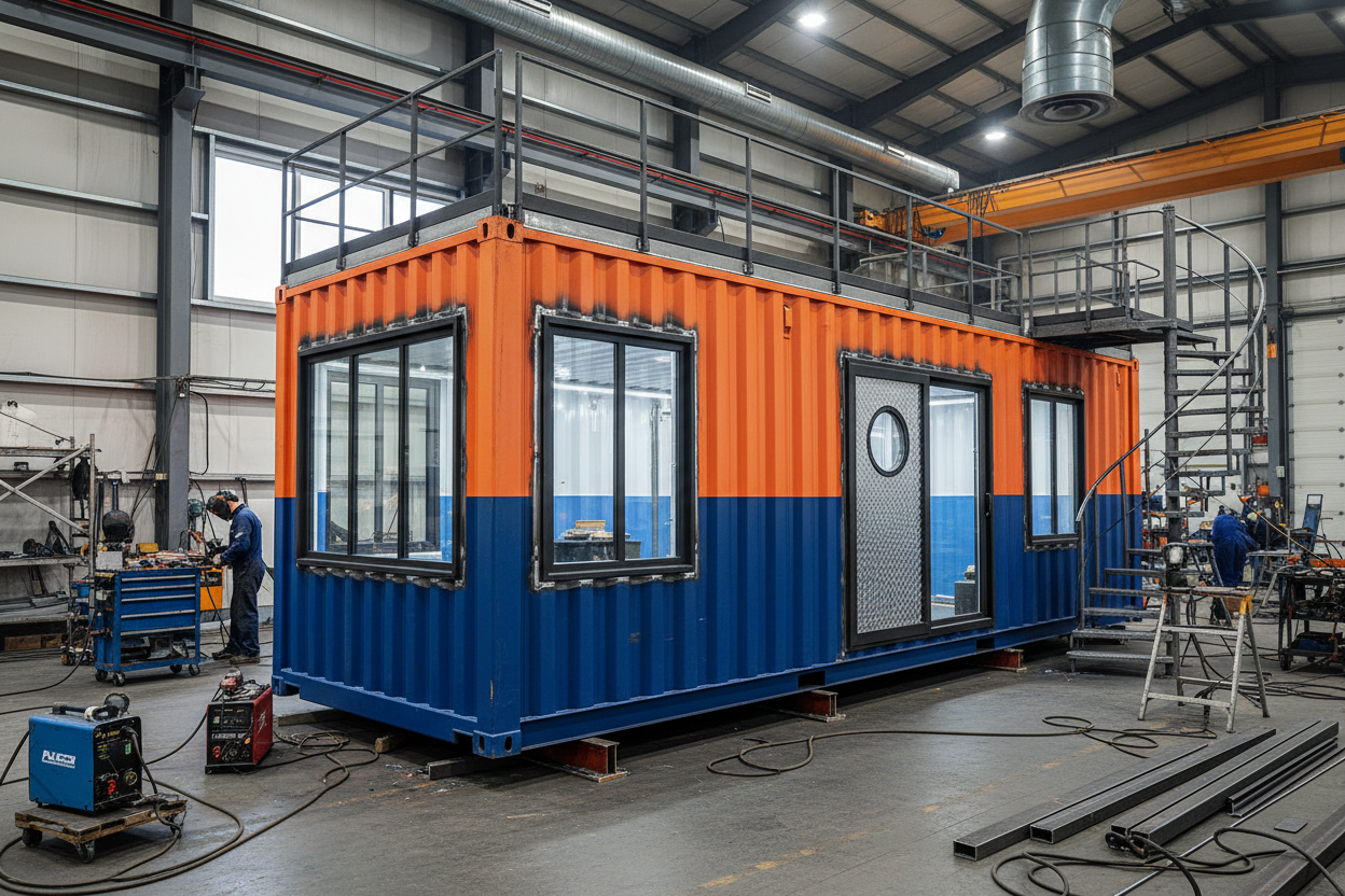 🛠 Indywidualne modyfikacje kontenerów morskich